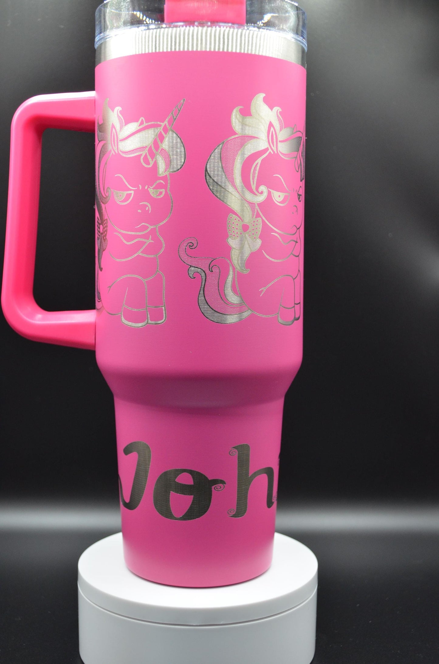 Customizable 40oz Angry Unicorn Tumbler Fun & Fierce, Just Like You!
