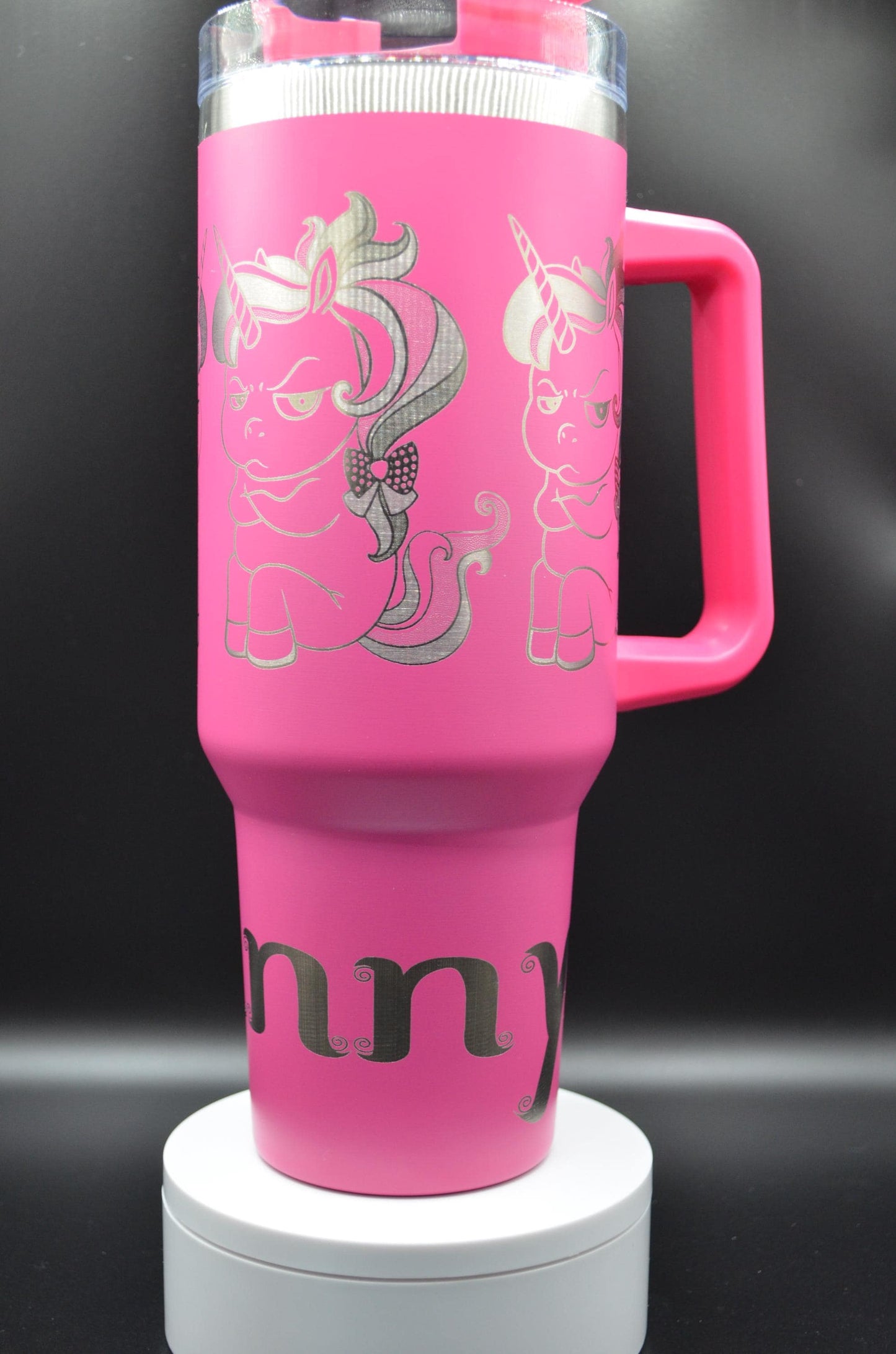 Customizable 40oz Angry Unicorn Tumbler Fun & Fierce, Just Like You!