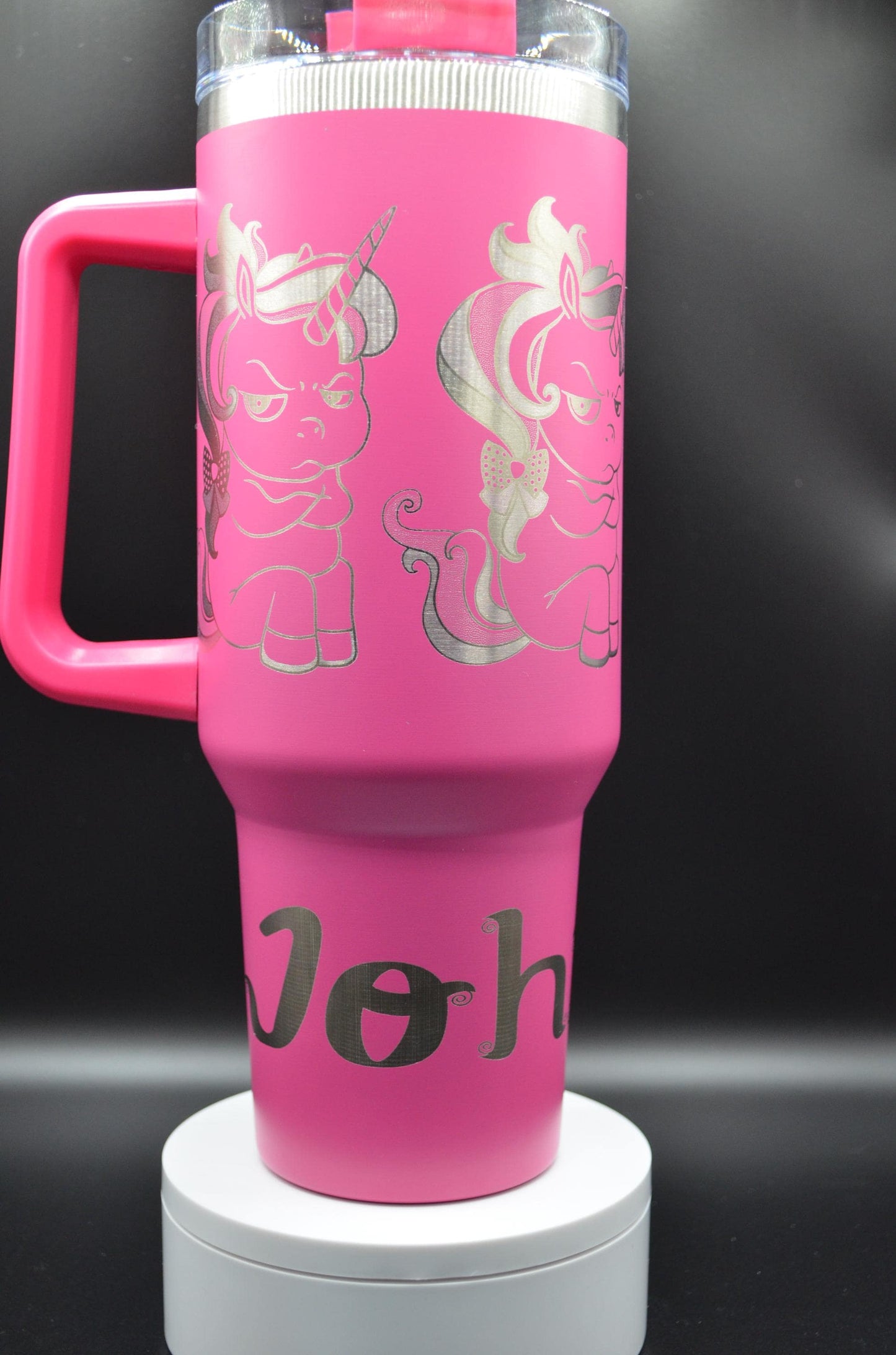 Customizable 40oz Angry Unicorn Tumbler Fun & Fierce, Just Like You!