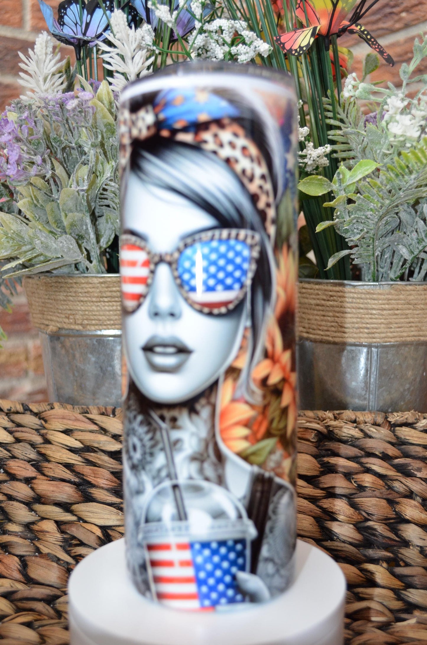Patriotic Rebel Tumbler