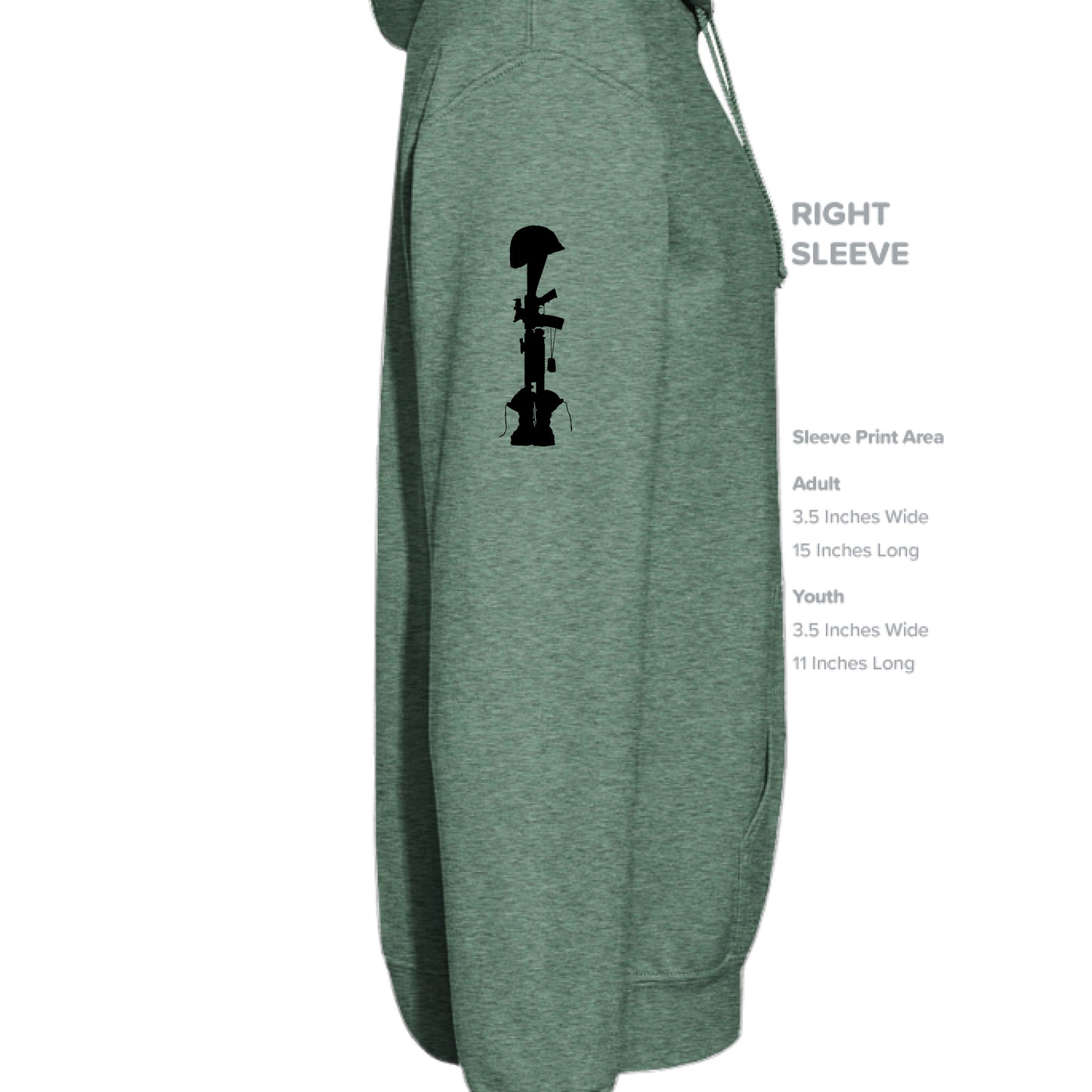 Heather Sport Dark Green - SLEEVE_RIGHT
