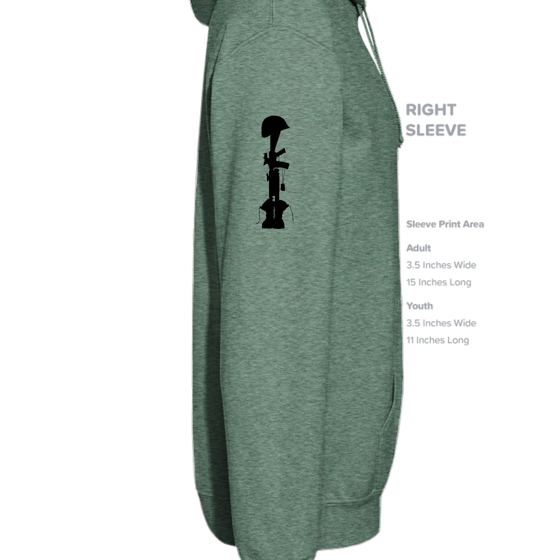 Heather Sport Dark Green - SLEEVE_RIGHT