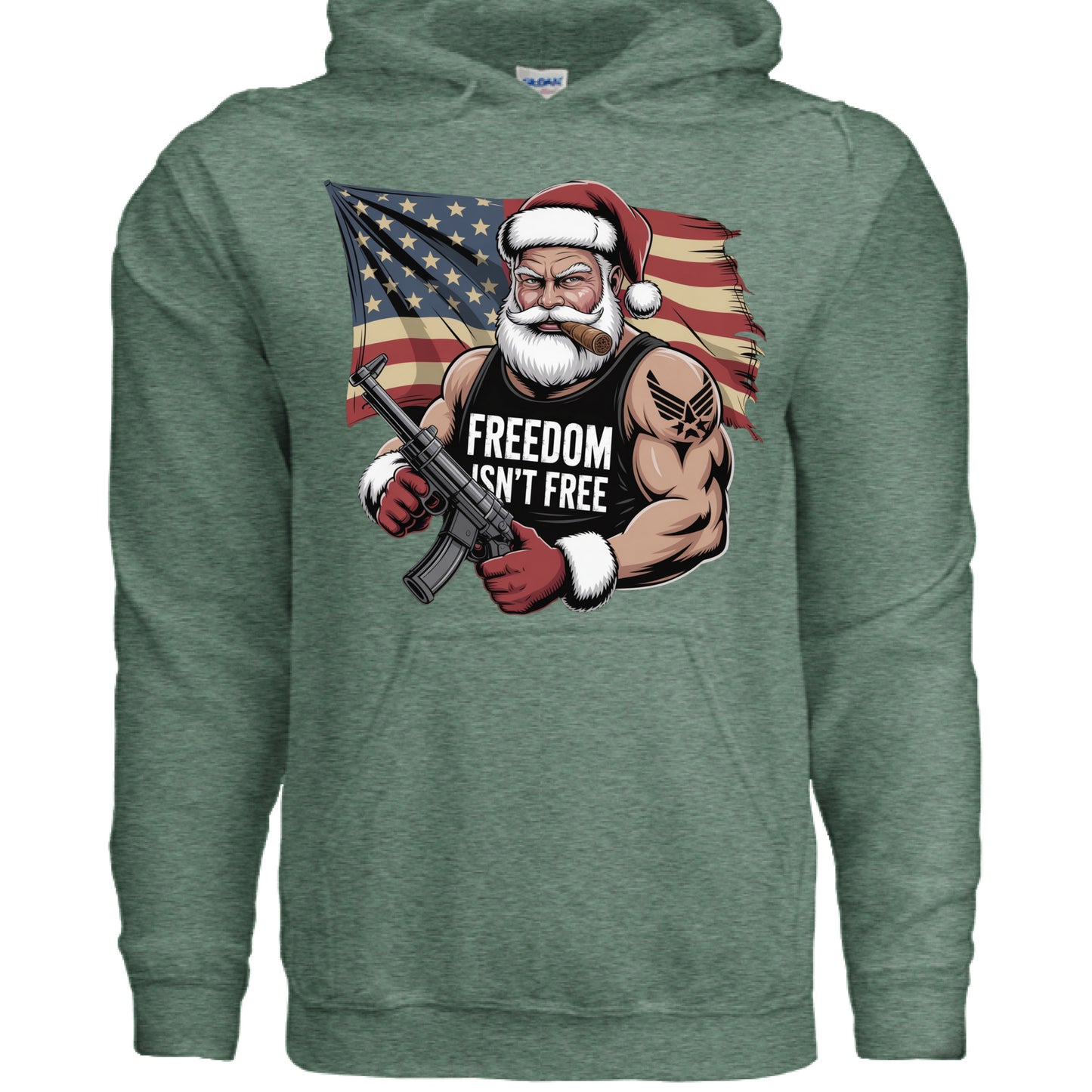 Heather Sport Dark Green - FRONT