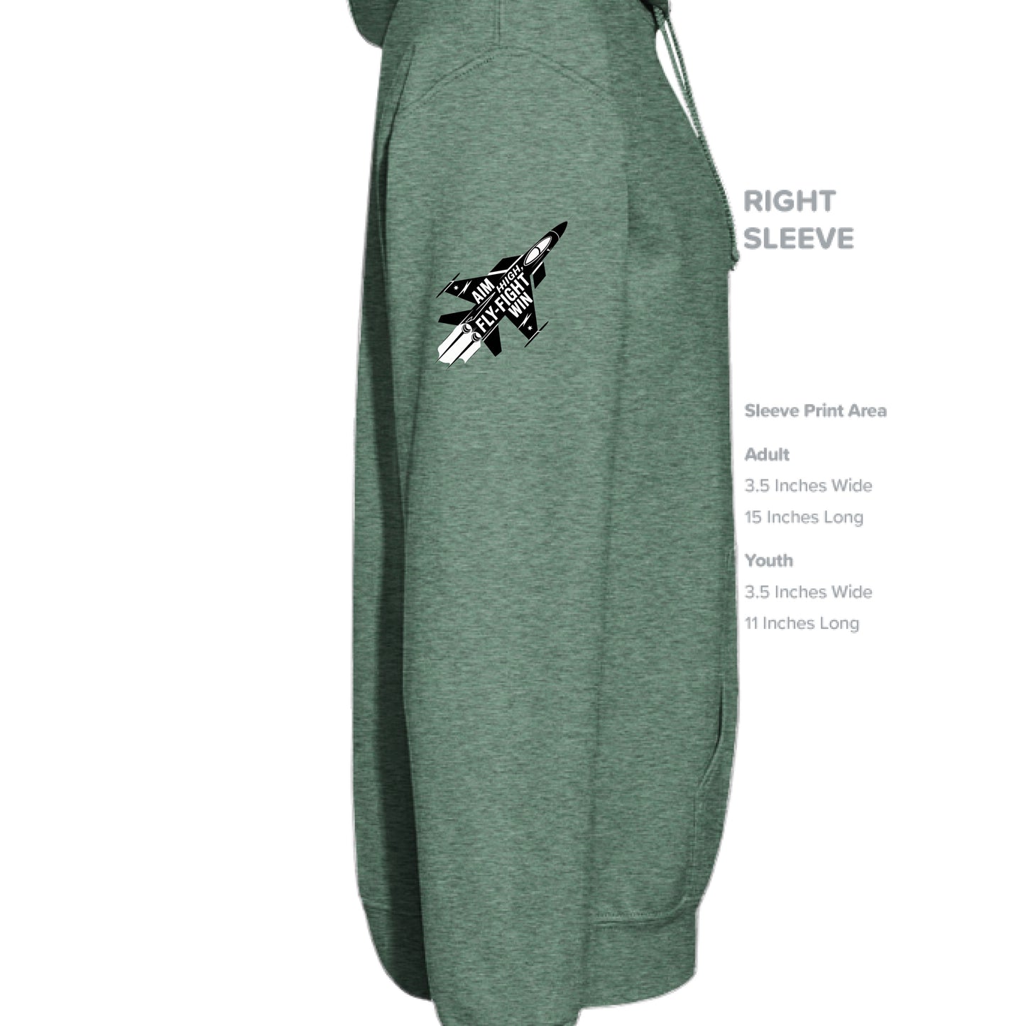 Heather Sport Dark Green - SLEEVE_RIGHT
