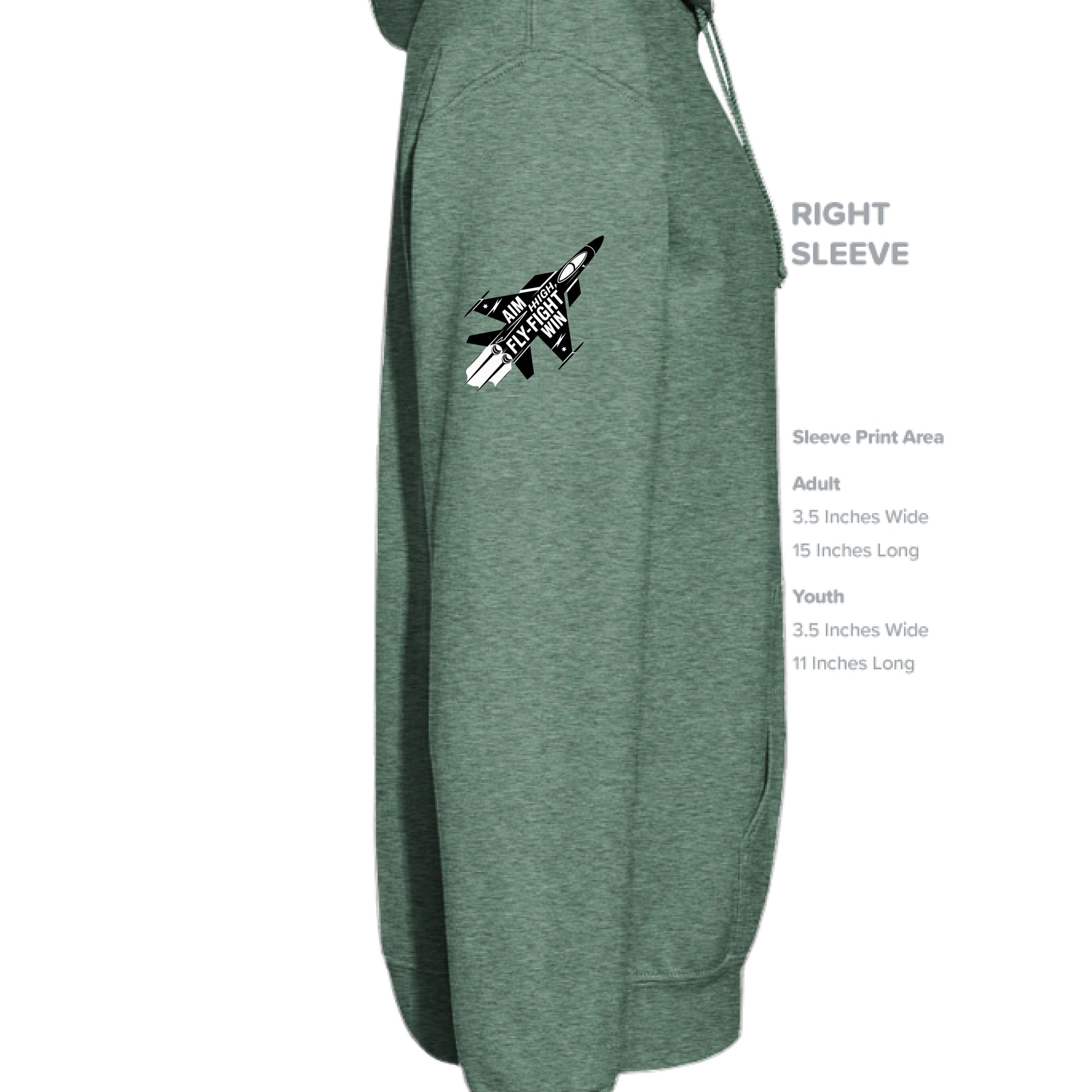 Heather Sport Dark Green - SLEEVE_RIGHT