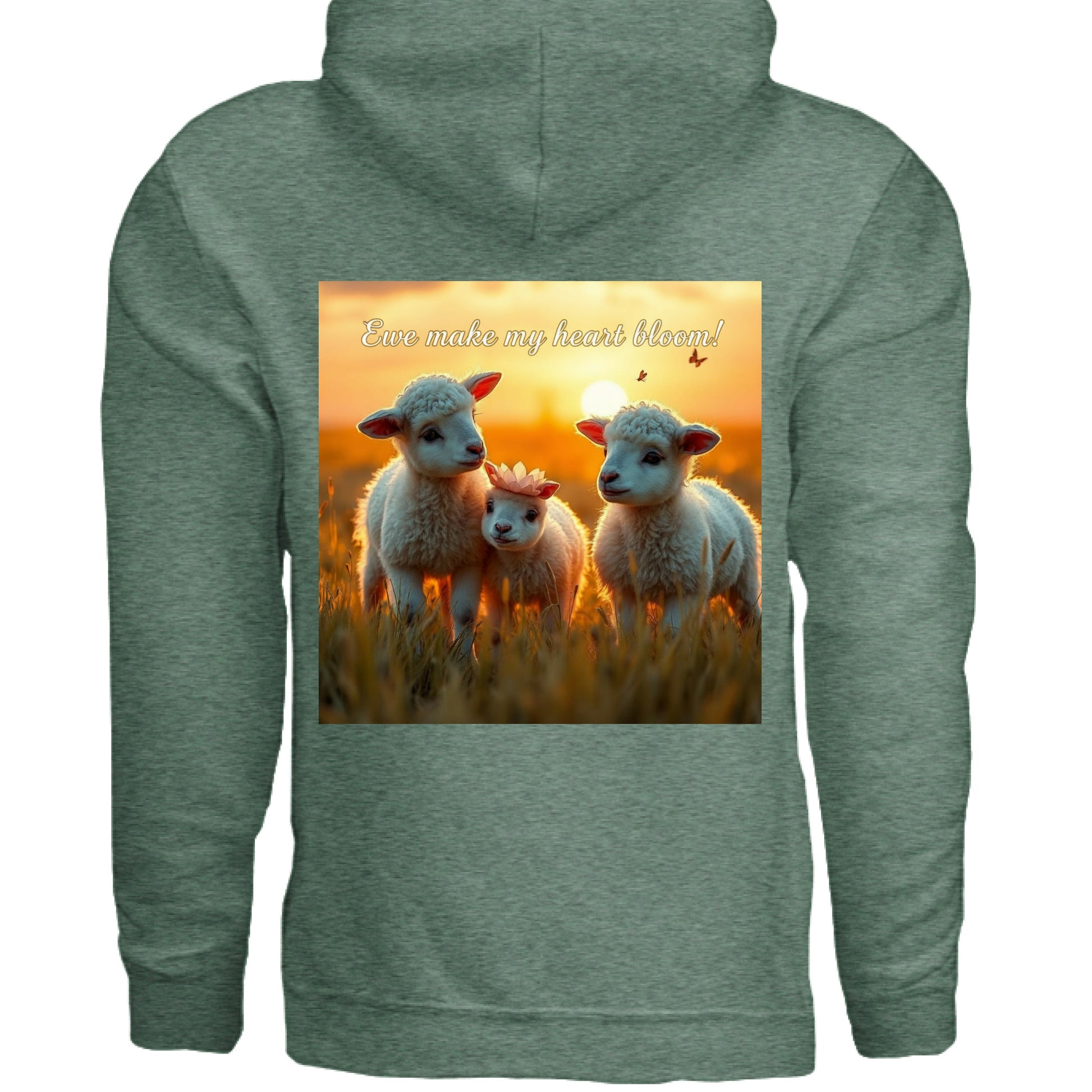 Heather Sport Dark Green - BACK