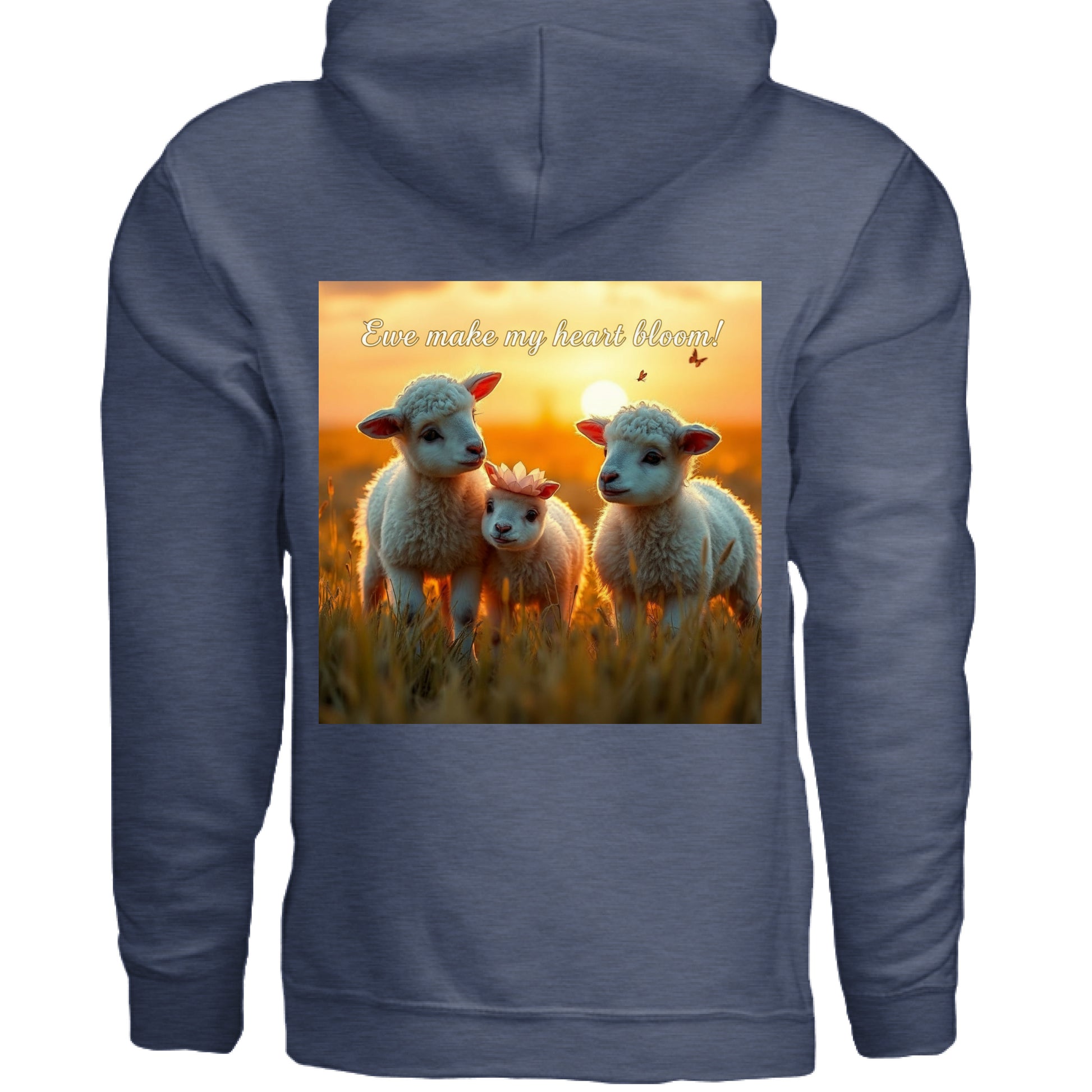 Heather Sport Dark Navy - BACK