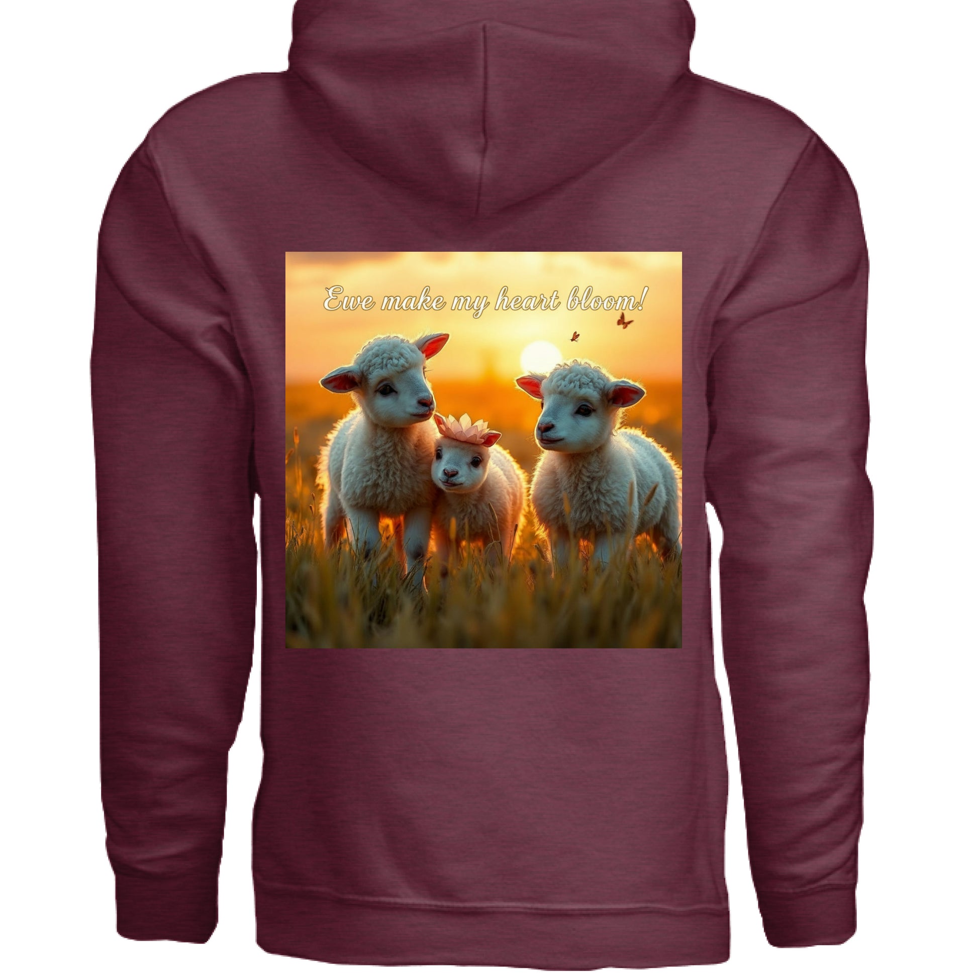 Heather Sport Dark Maroon - BACK