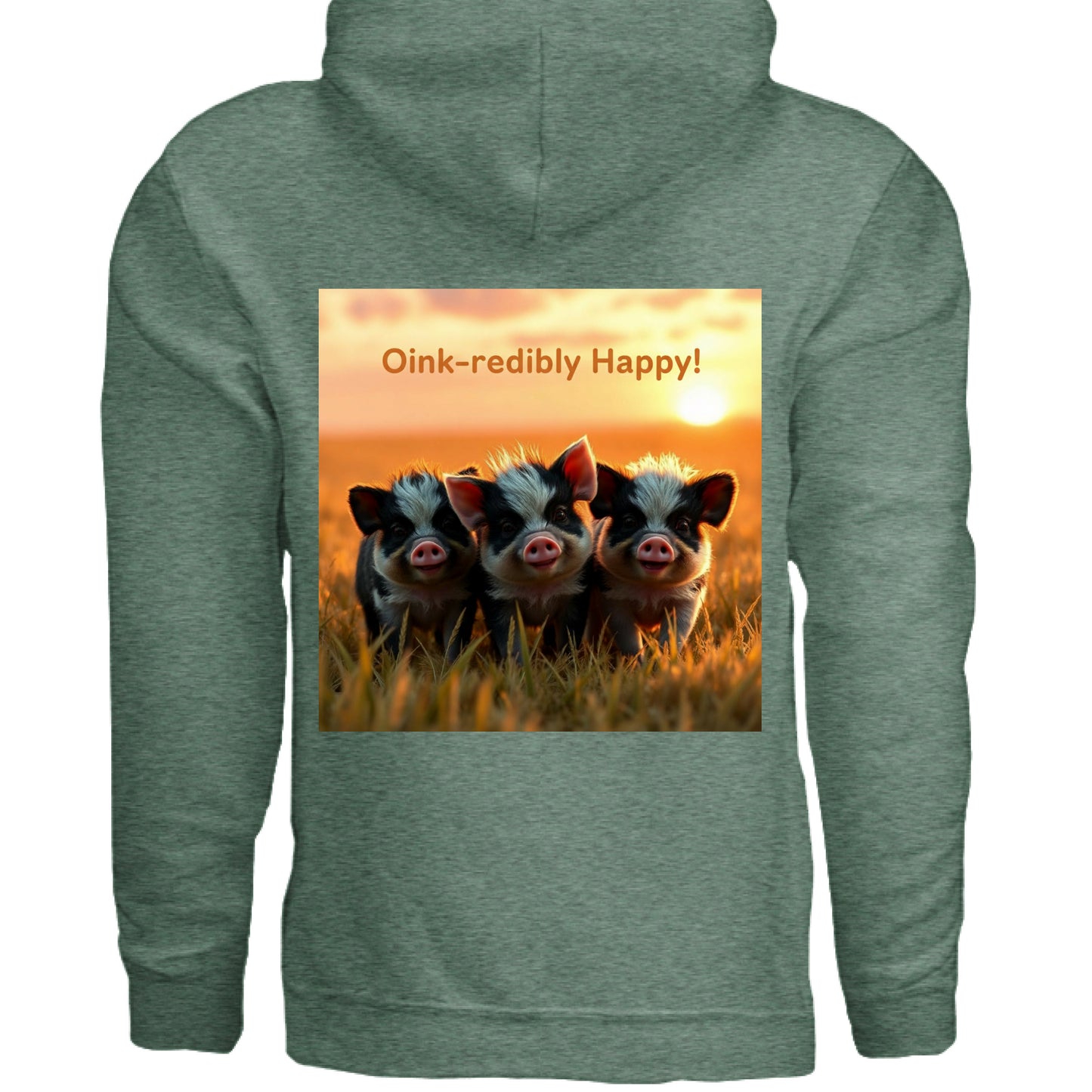 Heather Sport Dark Green - BACK