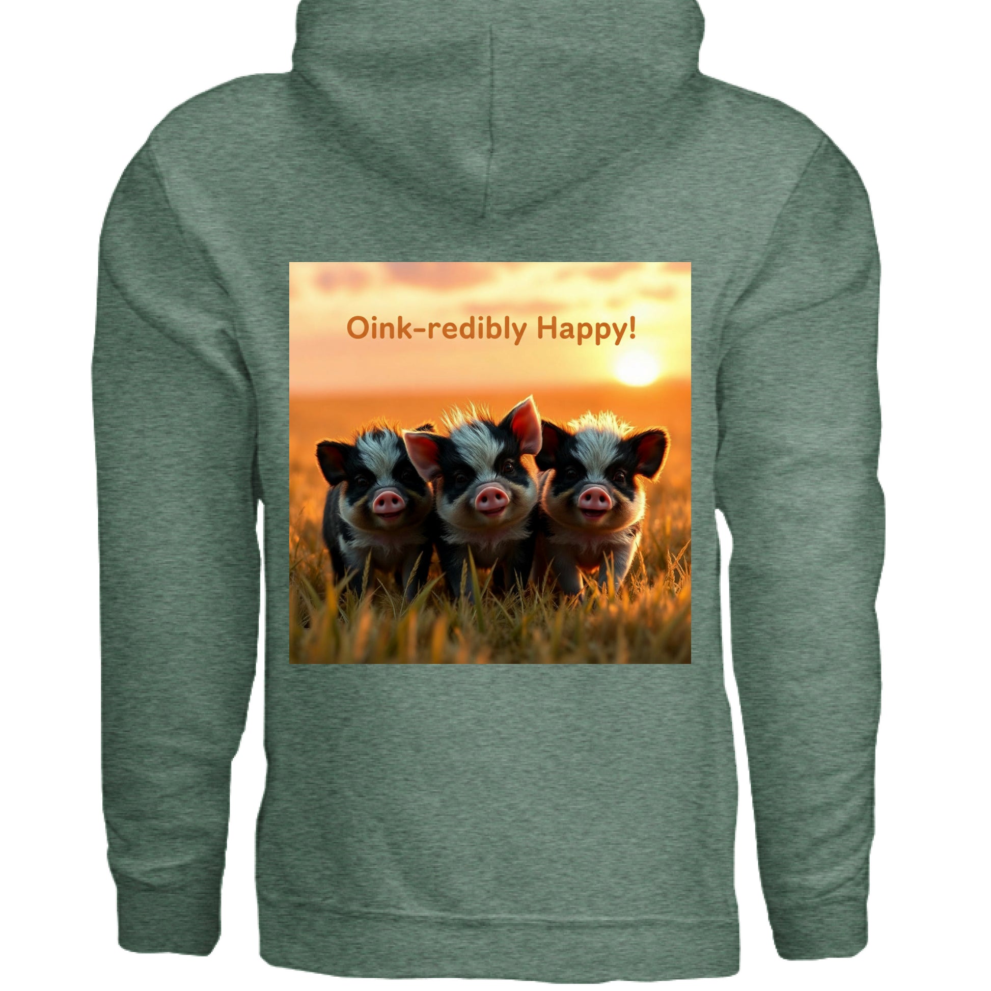 Heather Sport Dark Green - BACK