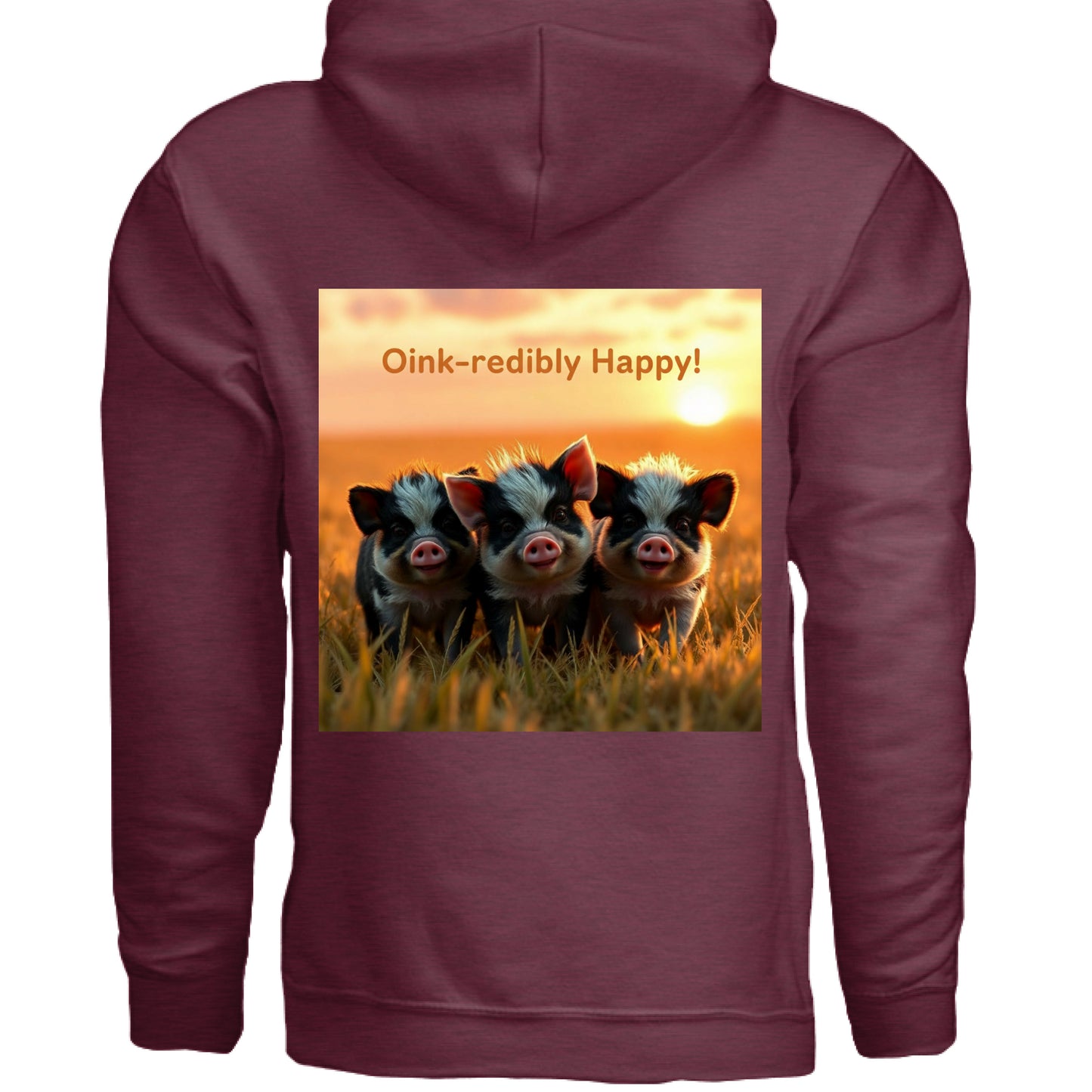 Heather Sport Dark Maroon - BACK