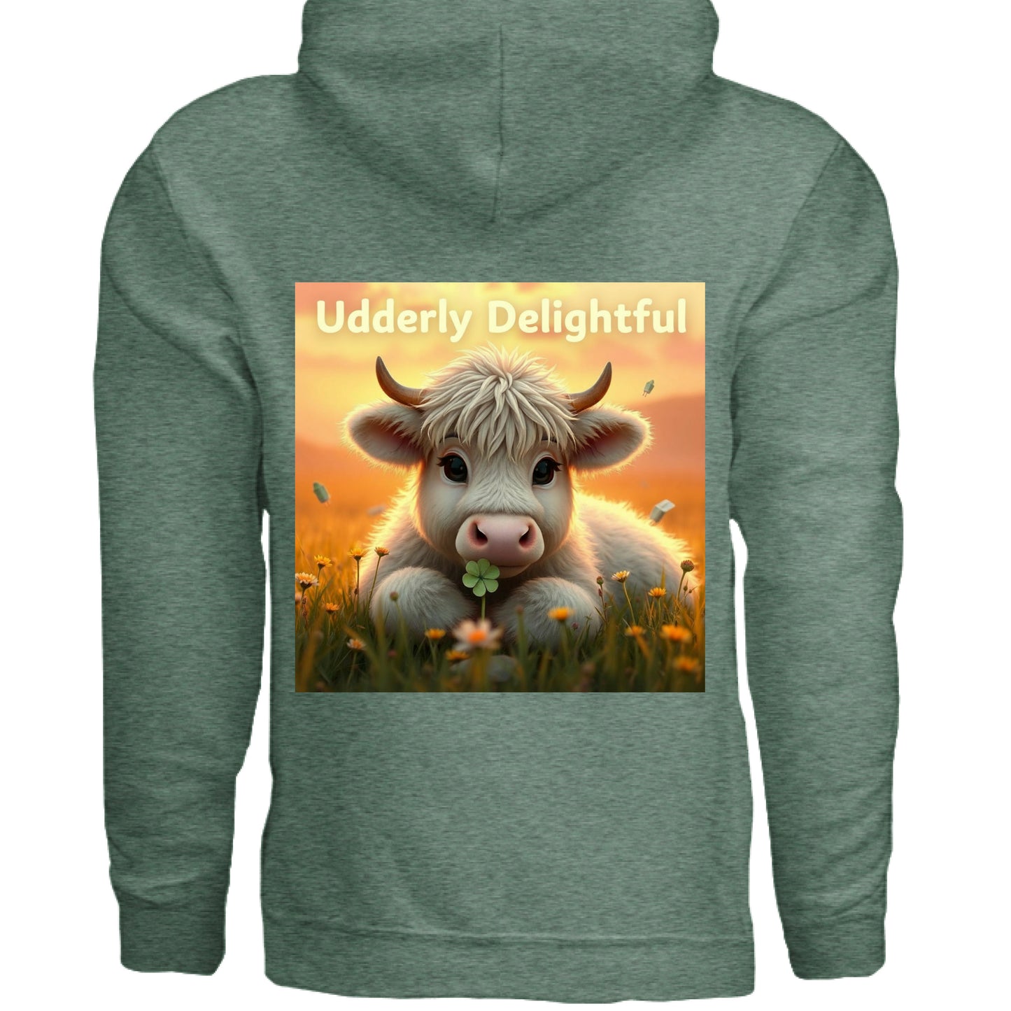 Heather Sport Dark Green - BACK