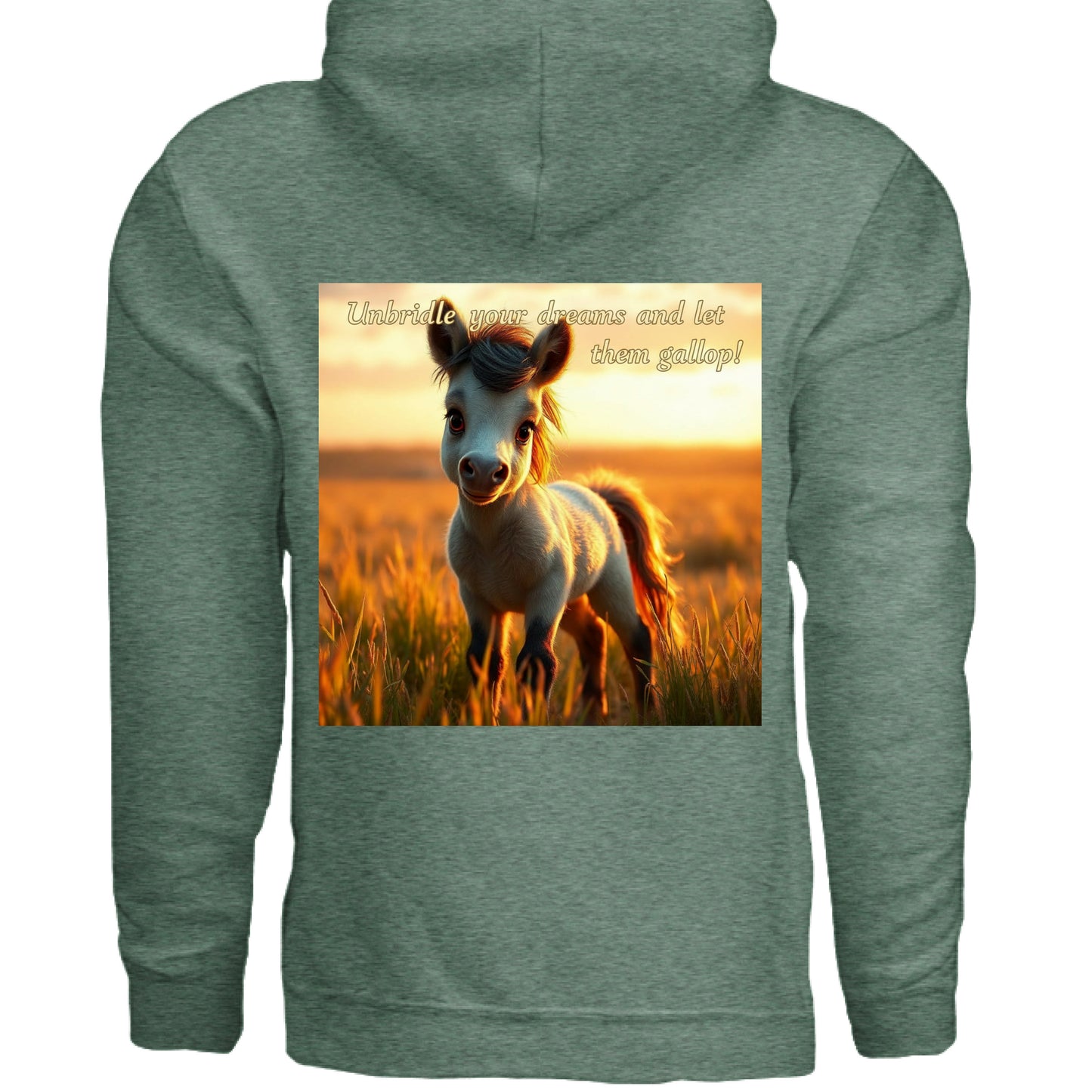 Heather Sport Dark Green - BACK