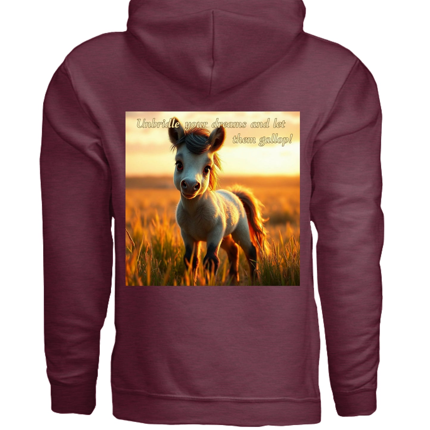 Heather Sport Dark Maroon - BACK