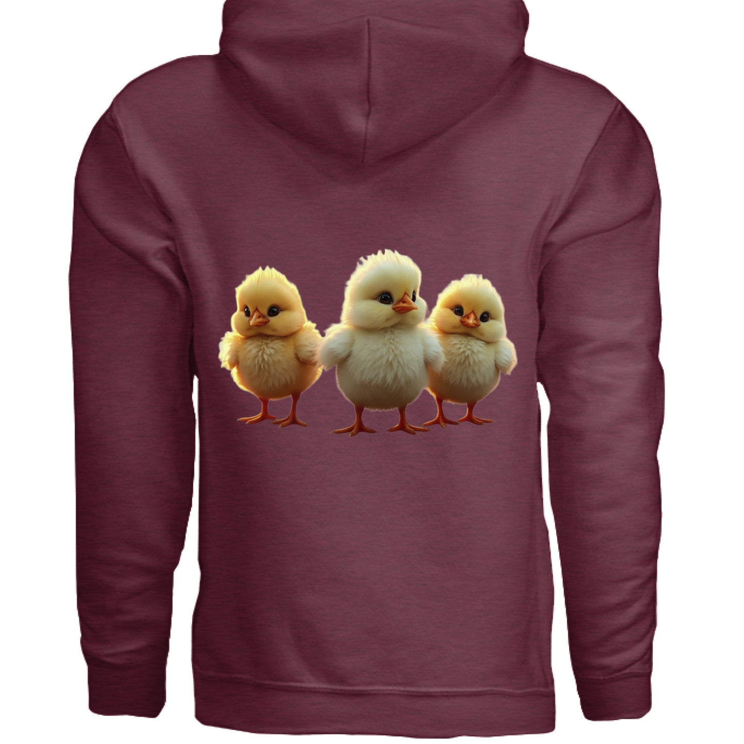 Heather Sport Dark Maroon - BACK