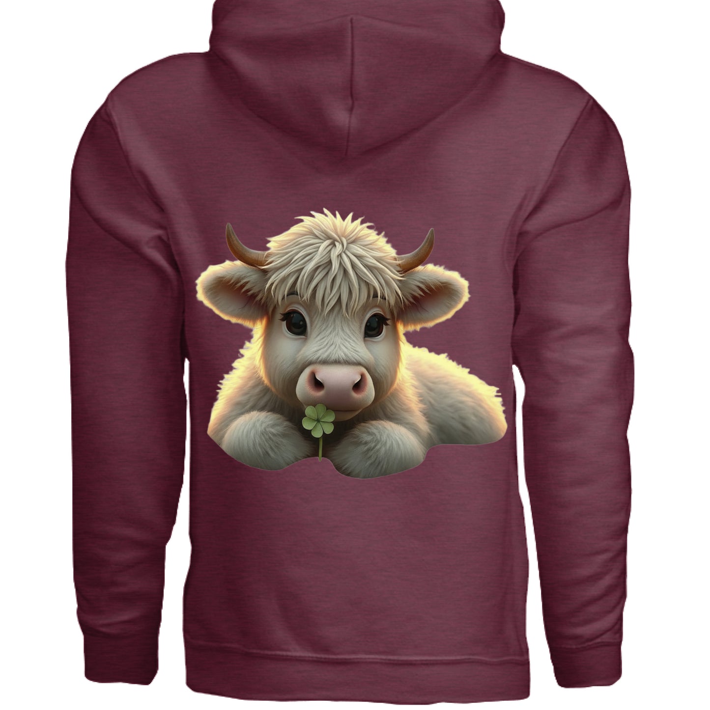 Heather Sport Dark Maroon - BACK