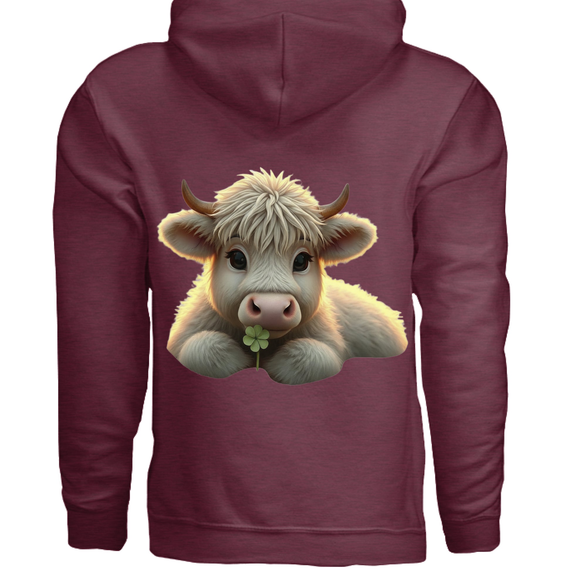 Heather Sport Dark Maroon - BACK