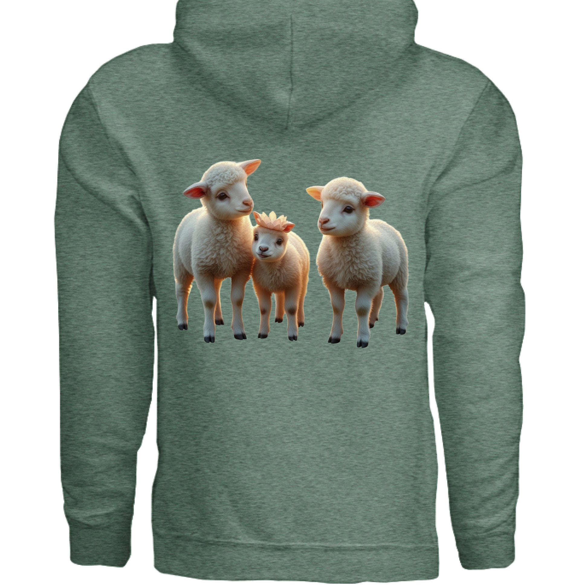 Heather Sport Dark Green - BACK