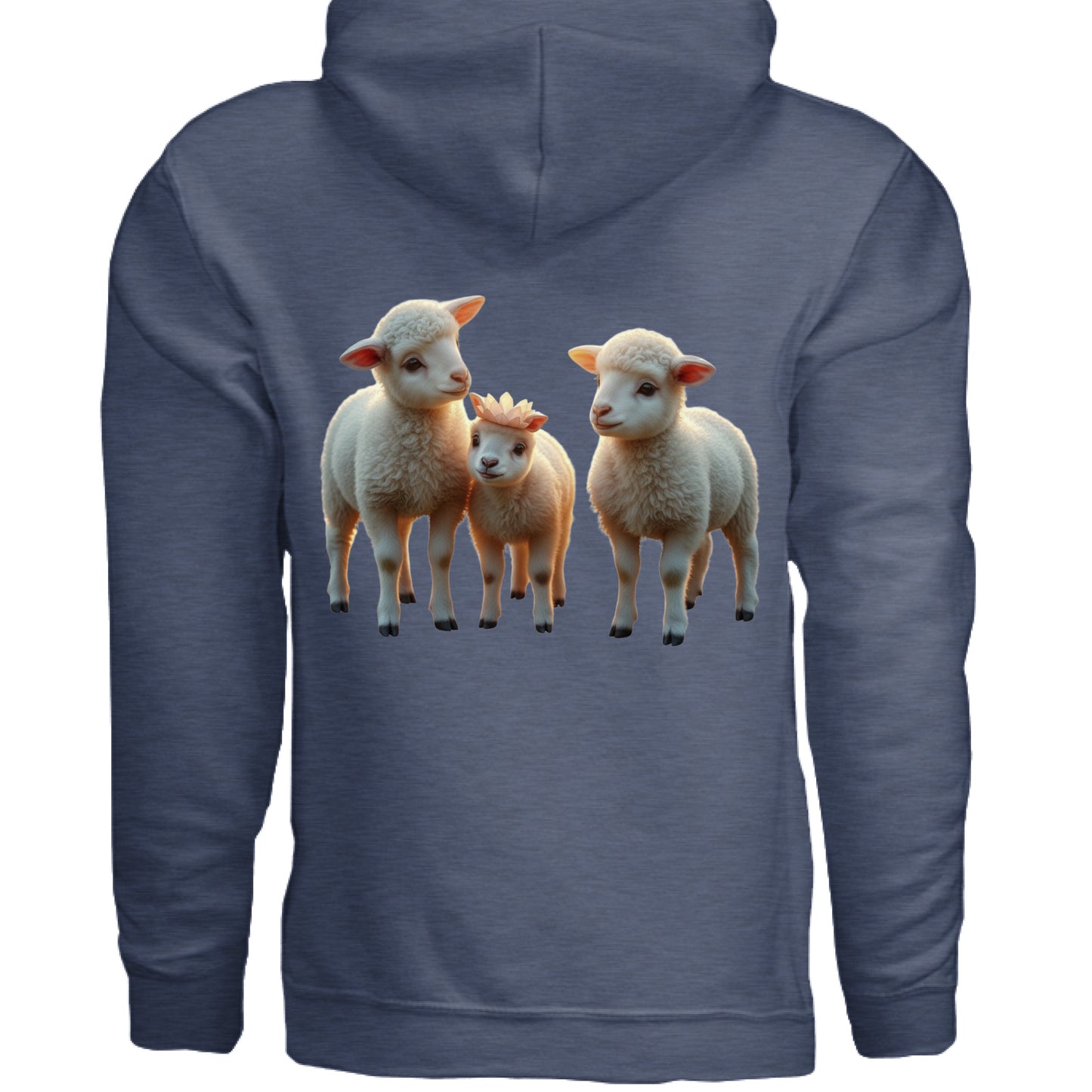 Heather Sport Dark Navy - BACK