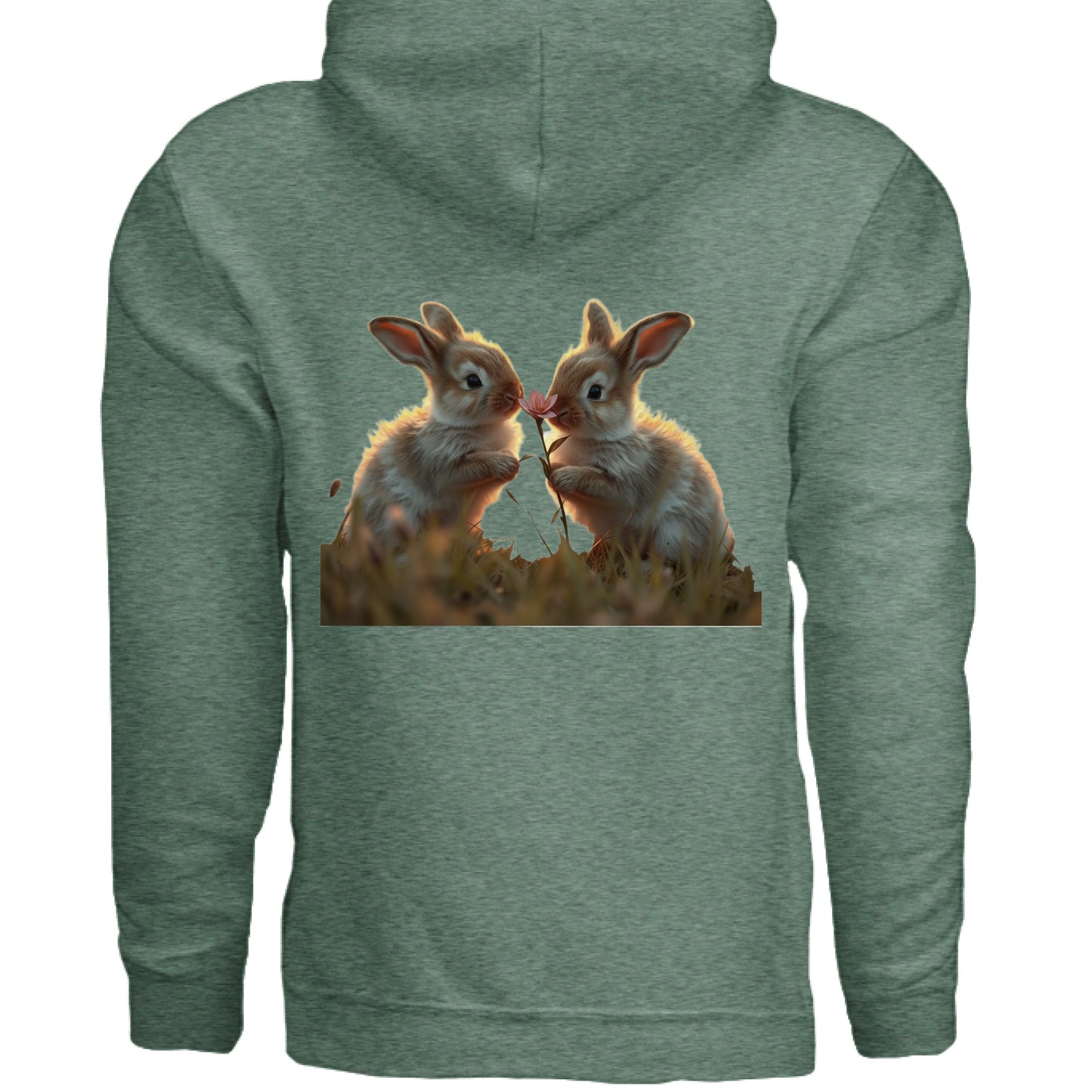 Heather Sport Dark Green - BACK