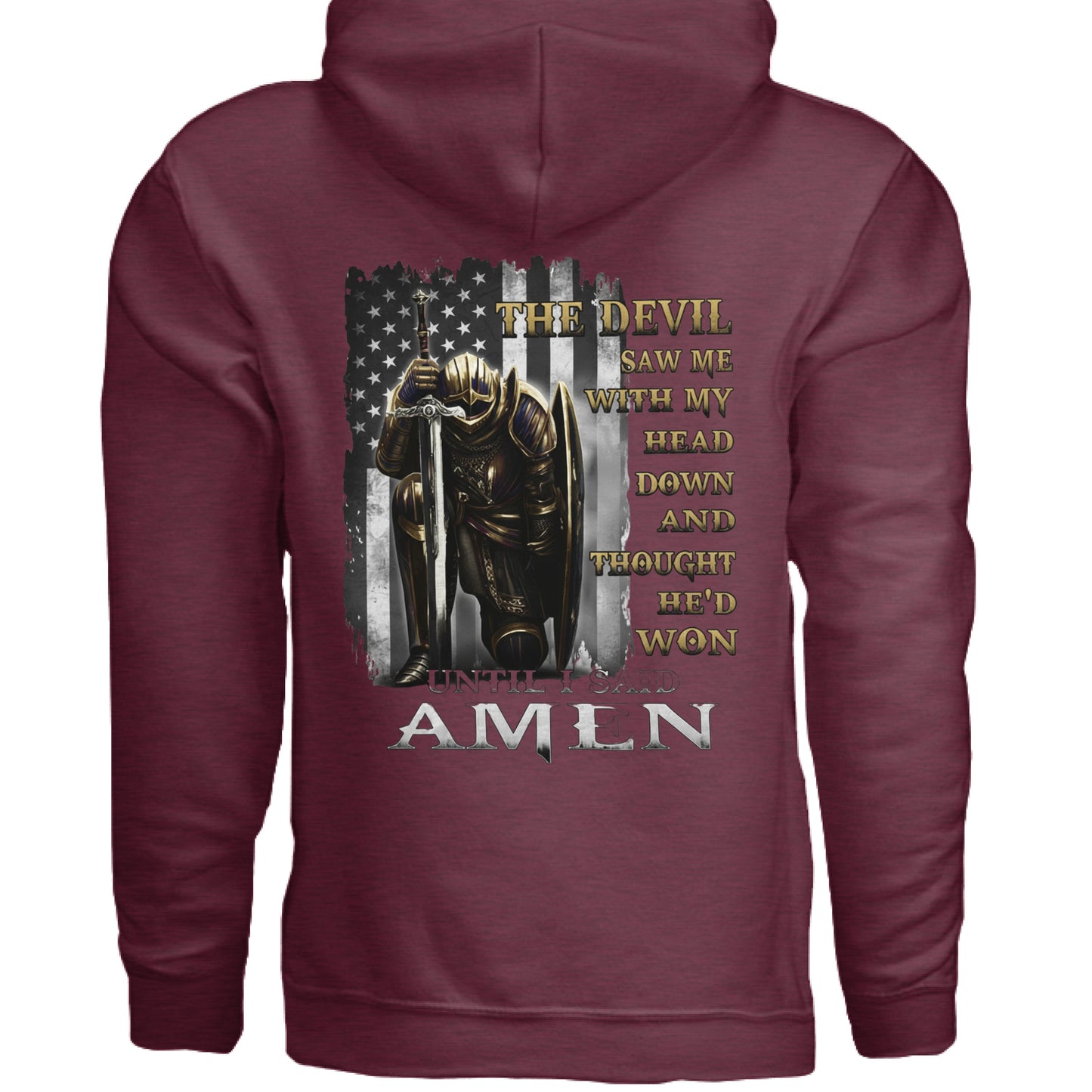 Heather Sport Dark Maroon - BACK