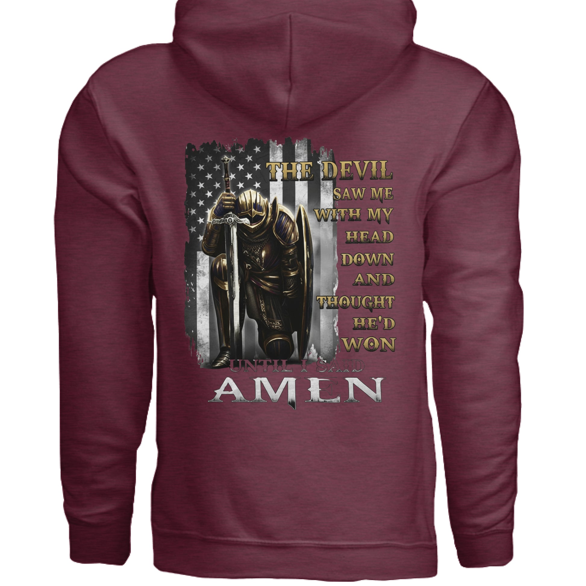 Heather Sport Dark Maroon - BACK