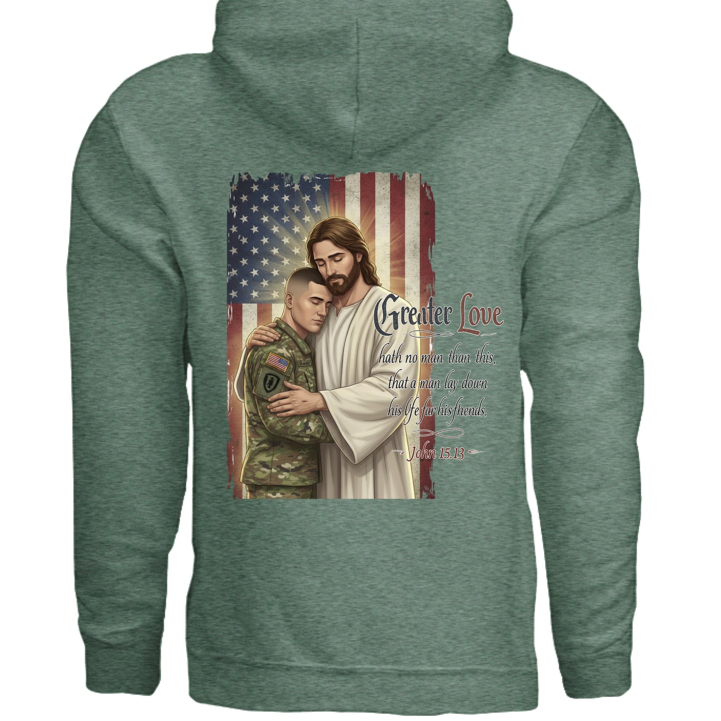 Heather Sport Dark Green - BACK