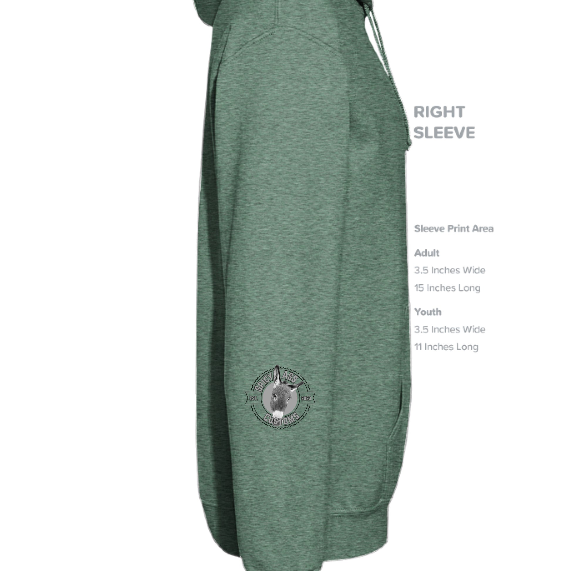 Heather Sport Dark Green - SLEEVE_RIGHT