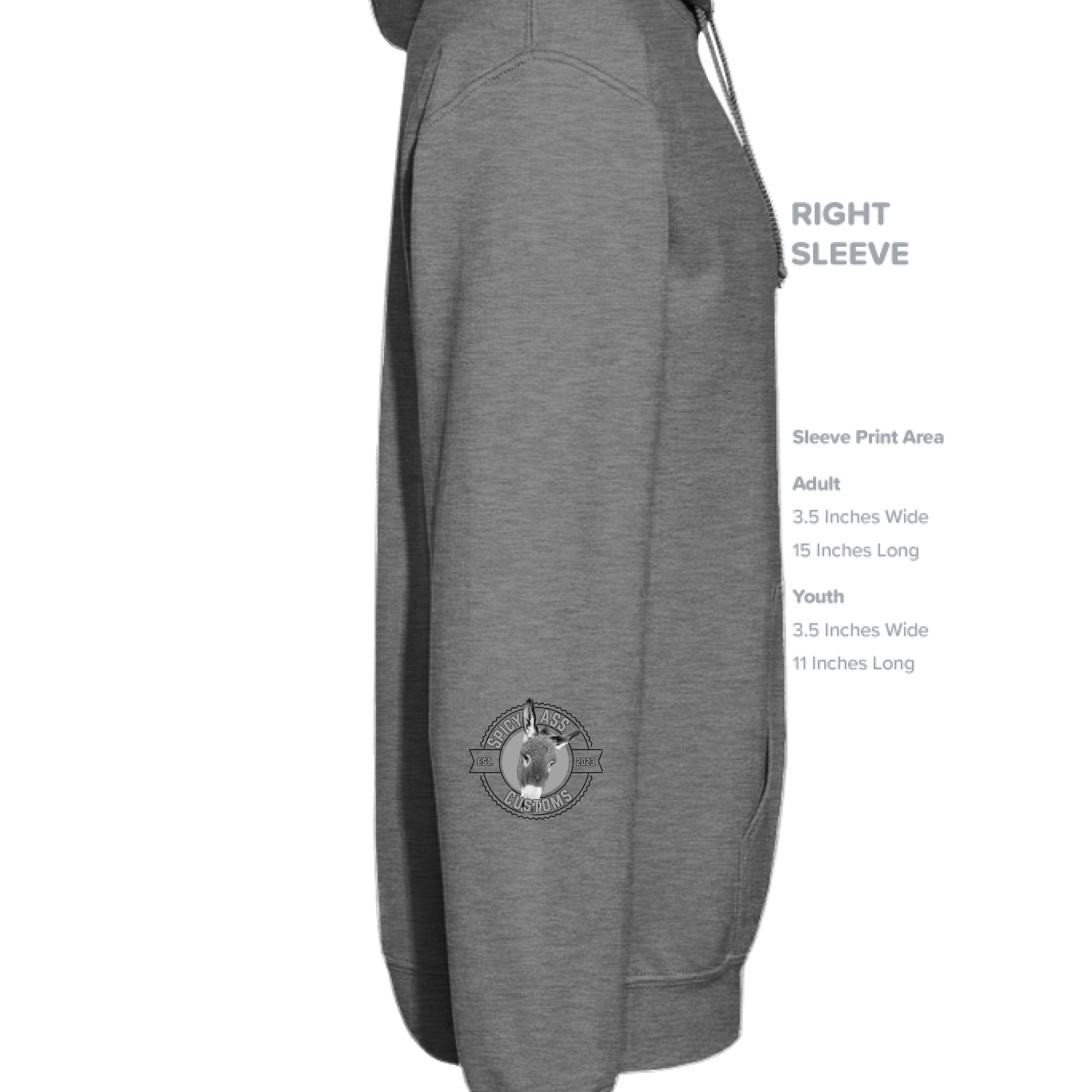 GRAPHITE HEATHER - SLEEVE_RIGHT
